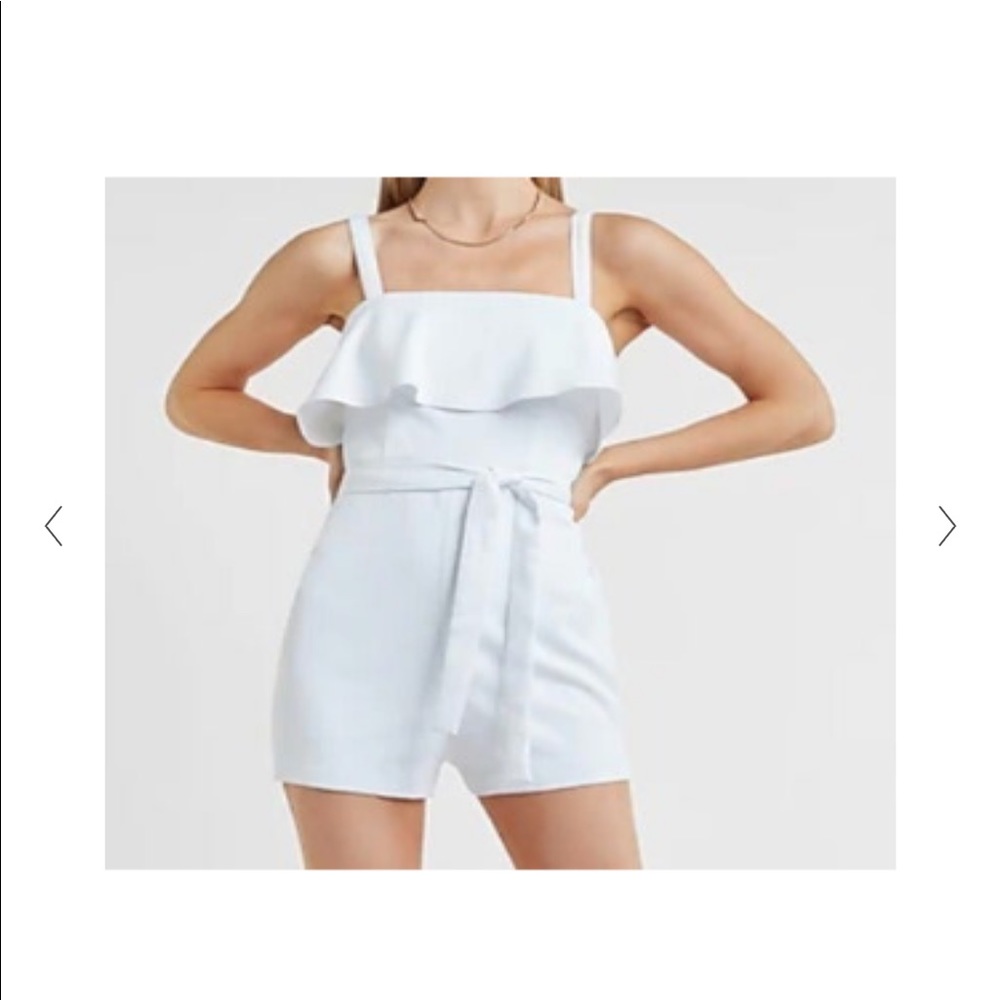 Express “Ruffled” Romper, NWT.